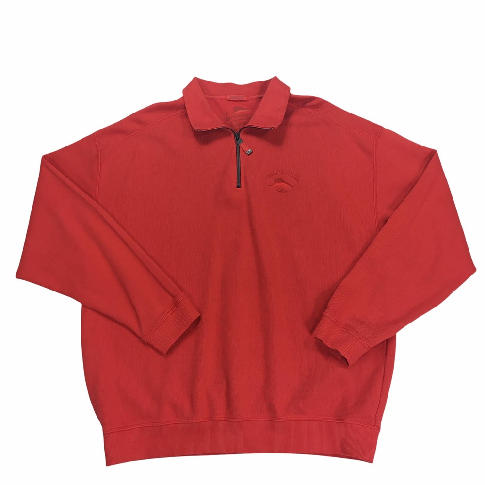 Tommy Bahama Relax Pullover Sweater 1/4 zip XL